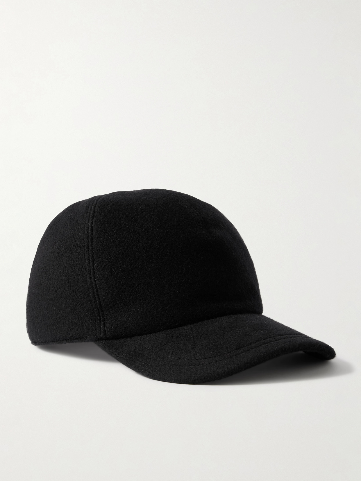 Gabriela Hearst Zed Cashmere Baseball Cap In Black