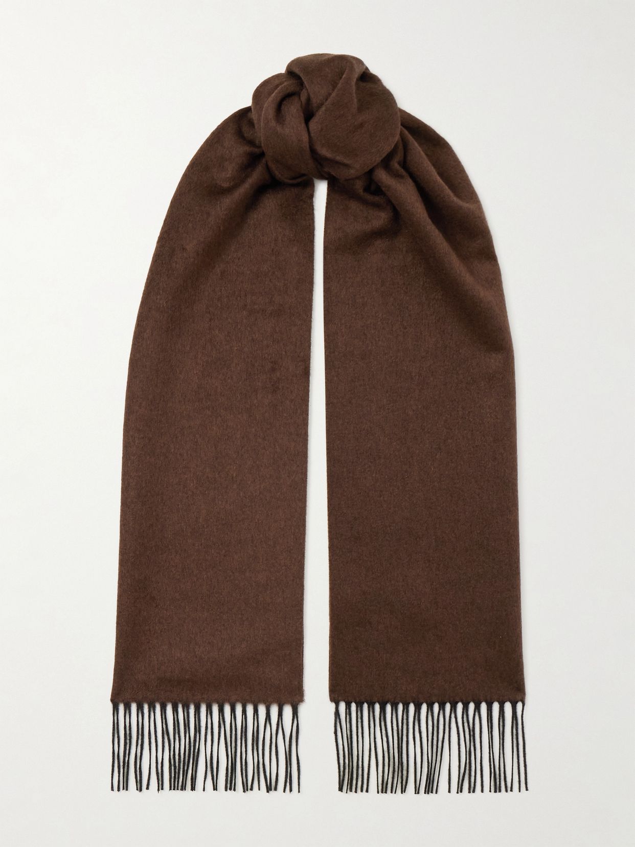 blaine fringed silk and cashmere blend scarf