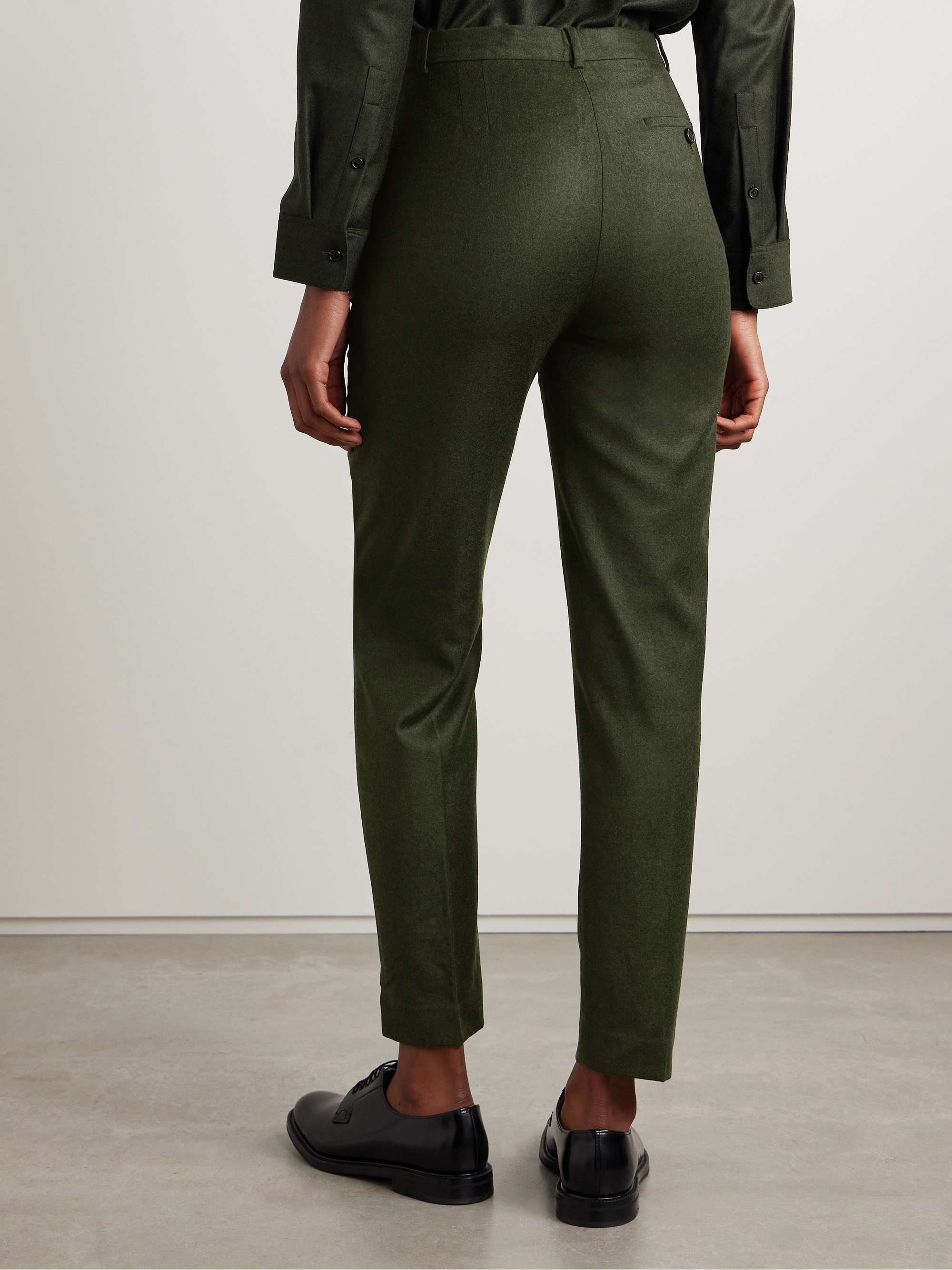 THEORY Wool-flannel tapered pants | NET-A-PORTER THEORY Wool-flannel tapered pants | NET-A-PORTER