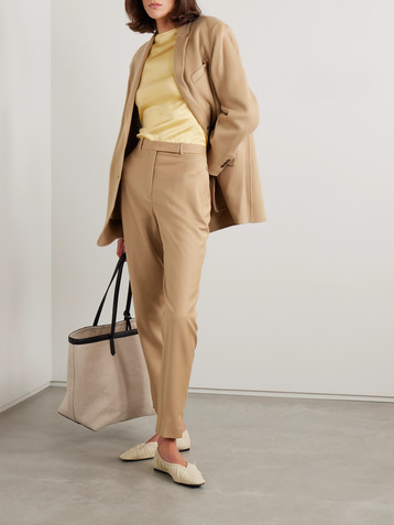 Theory Wool-twill tapered pants