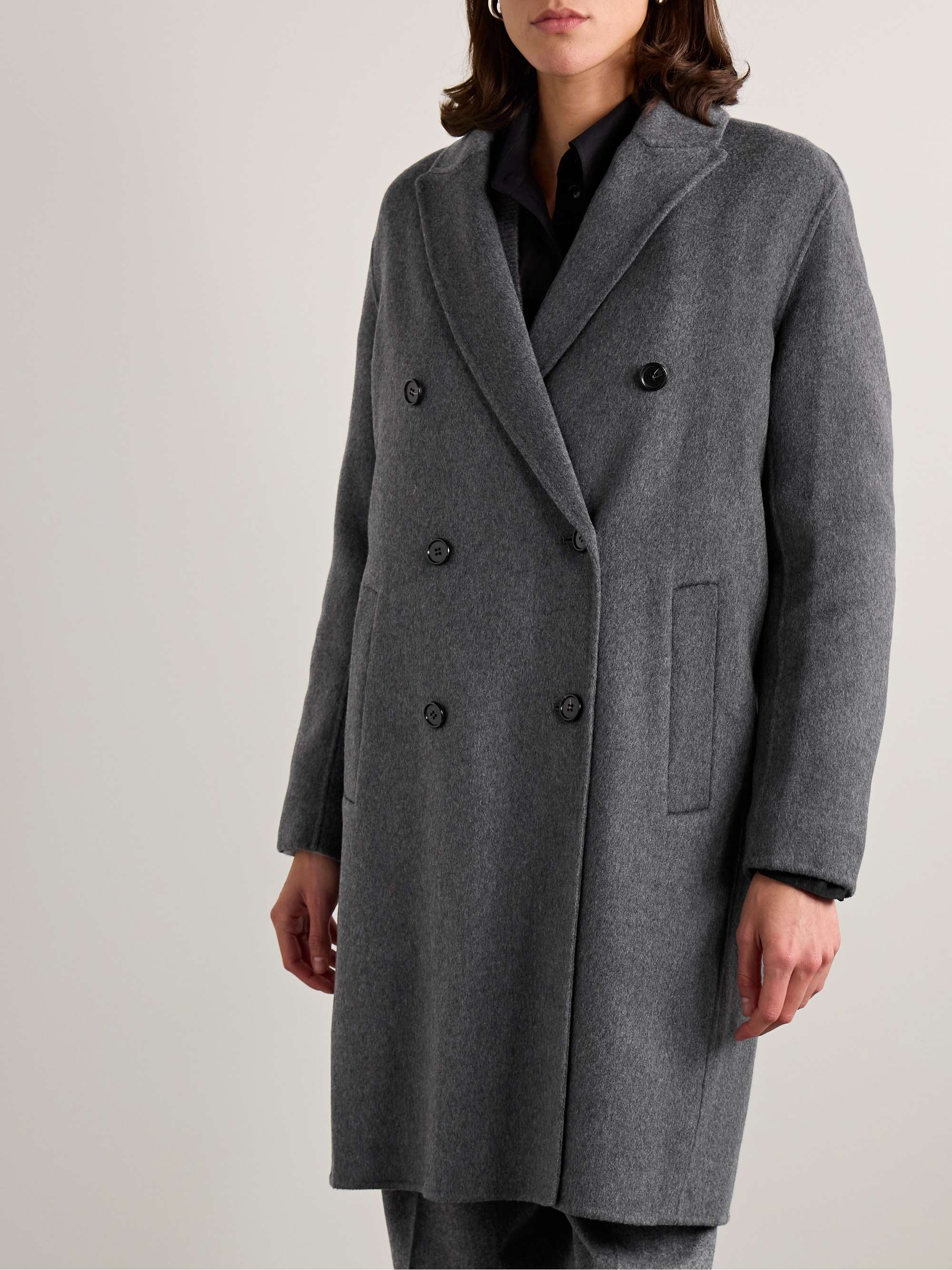 Theory wool and cashmere coat clearance