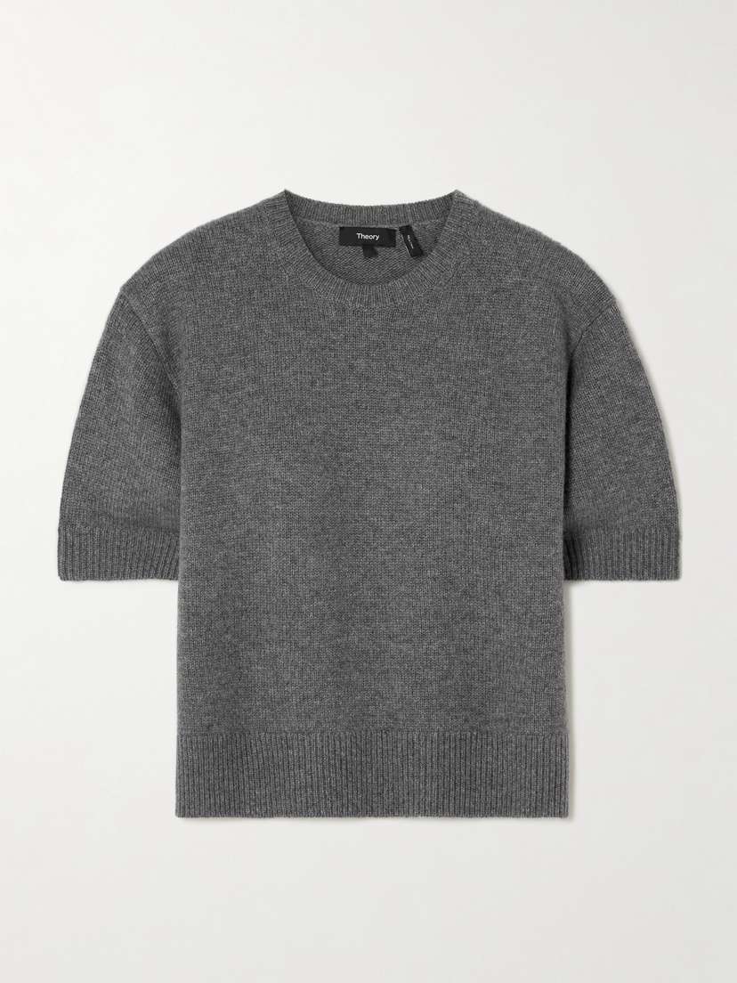Theory Cropped Cashmere Sweater