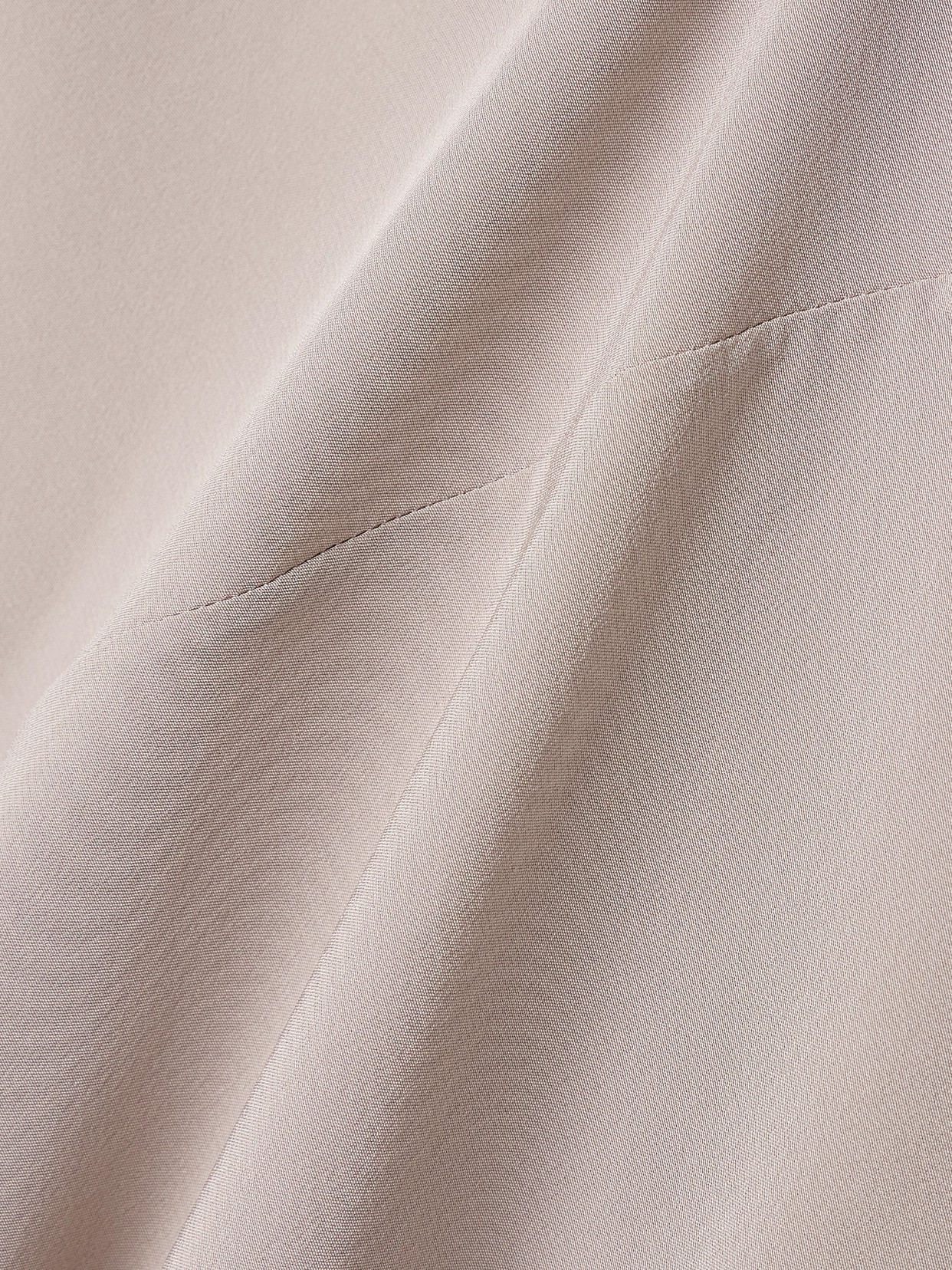 Helmut Lang Layered Draped Silk Crepe De Chine Blouse In Brown
