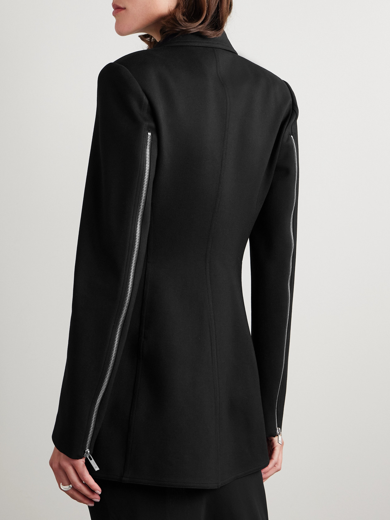 Helmut Lang Ponte Blazer In Black