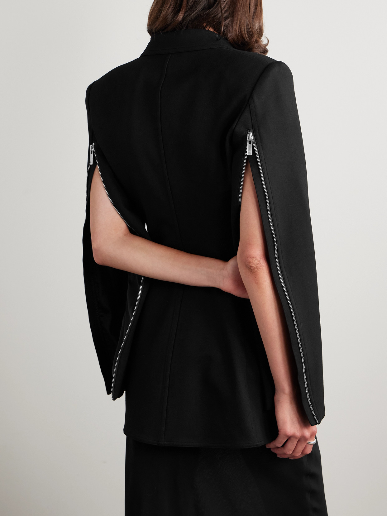 Helmut Lang Ponte Blazer In Black