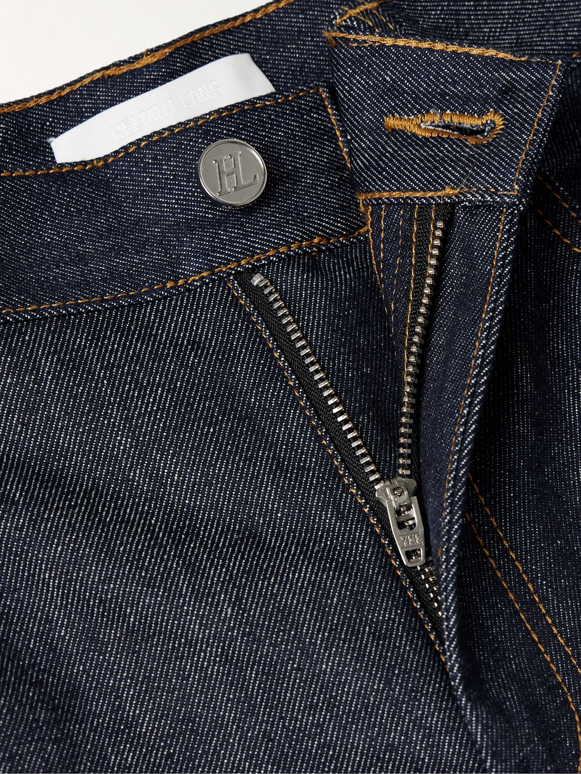 HELMUT LANG Zip-detailed mid-rise jeans | NET-A-PORTER