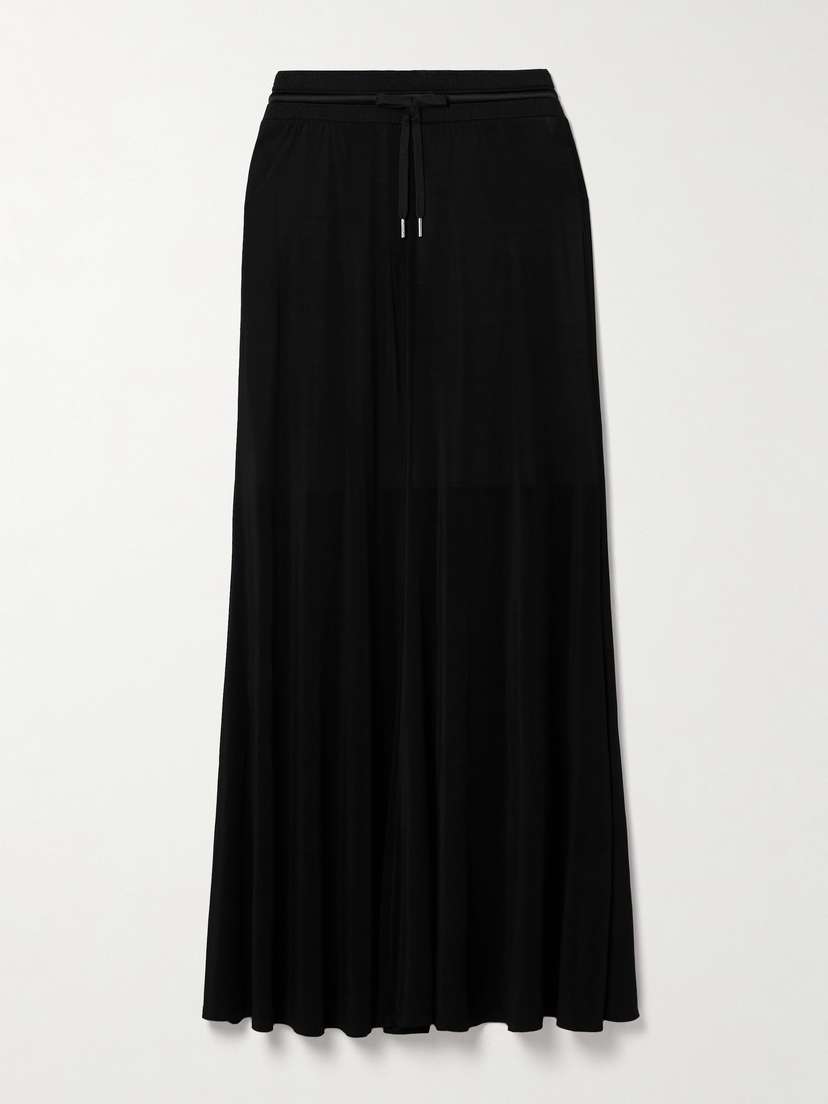 Helmut Lang Stretch-jersey Maxi Skirt