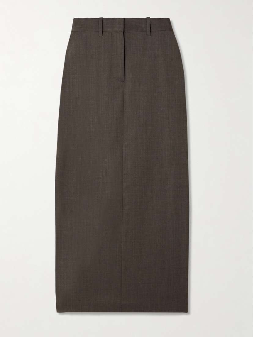 Helmut Lang Wool Maxi Skirt