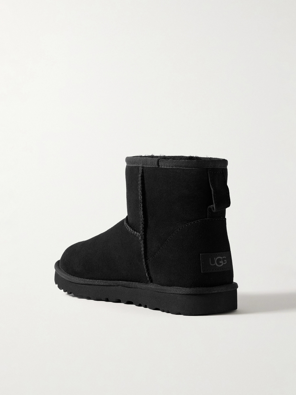 Ugg Classic Mini Ii Shearling Boots In Black