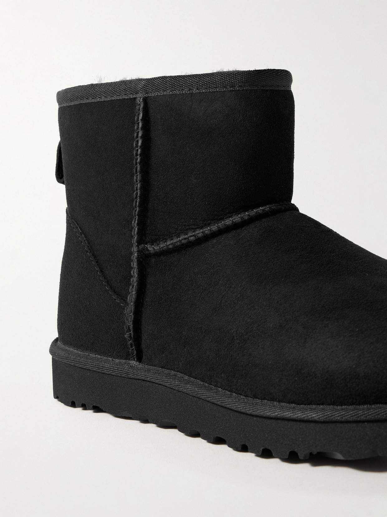 Ugg Classic Mini Ii Shearling Boots In Black