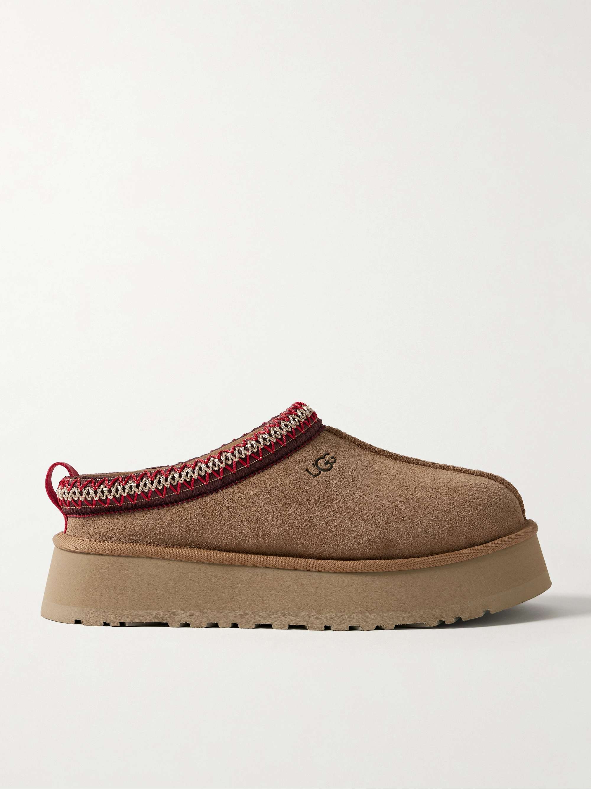 UGG Sheepskin Embroidered Logo Mittens | Dillard's