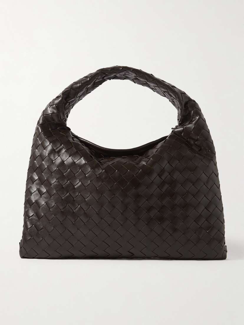 Bottega Veneta Hop Small Intrecciato Leather Tote