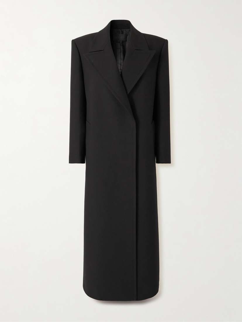 Valentino Garavani — Oversized wool and silk-blend drill coat