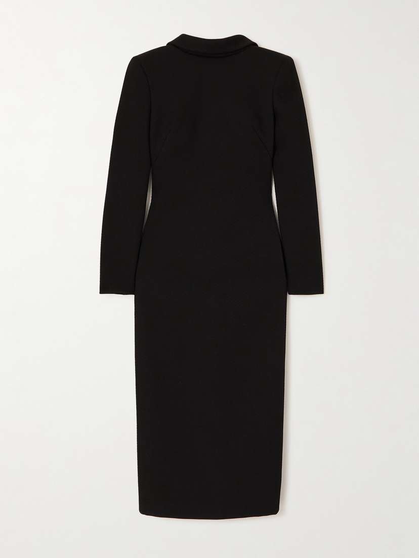 Valentino Garavani Open-back Drill Midi Dress