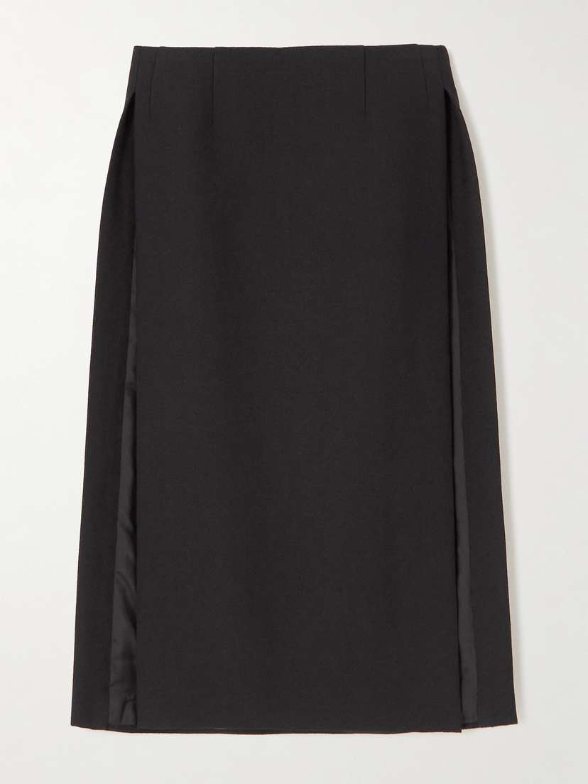 Valentino Garavani Wool-cady Midi Skirt