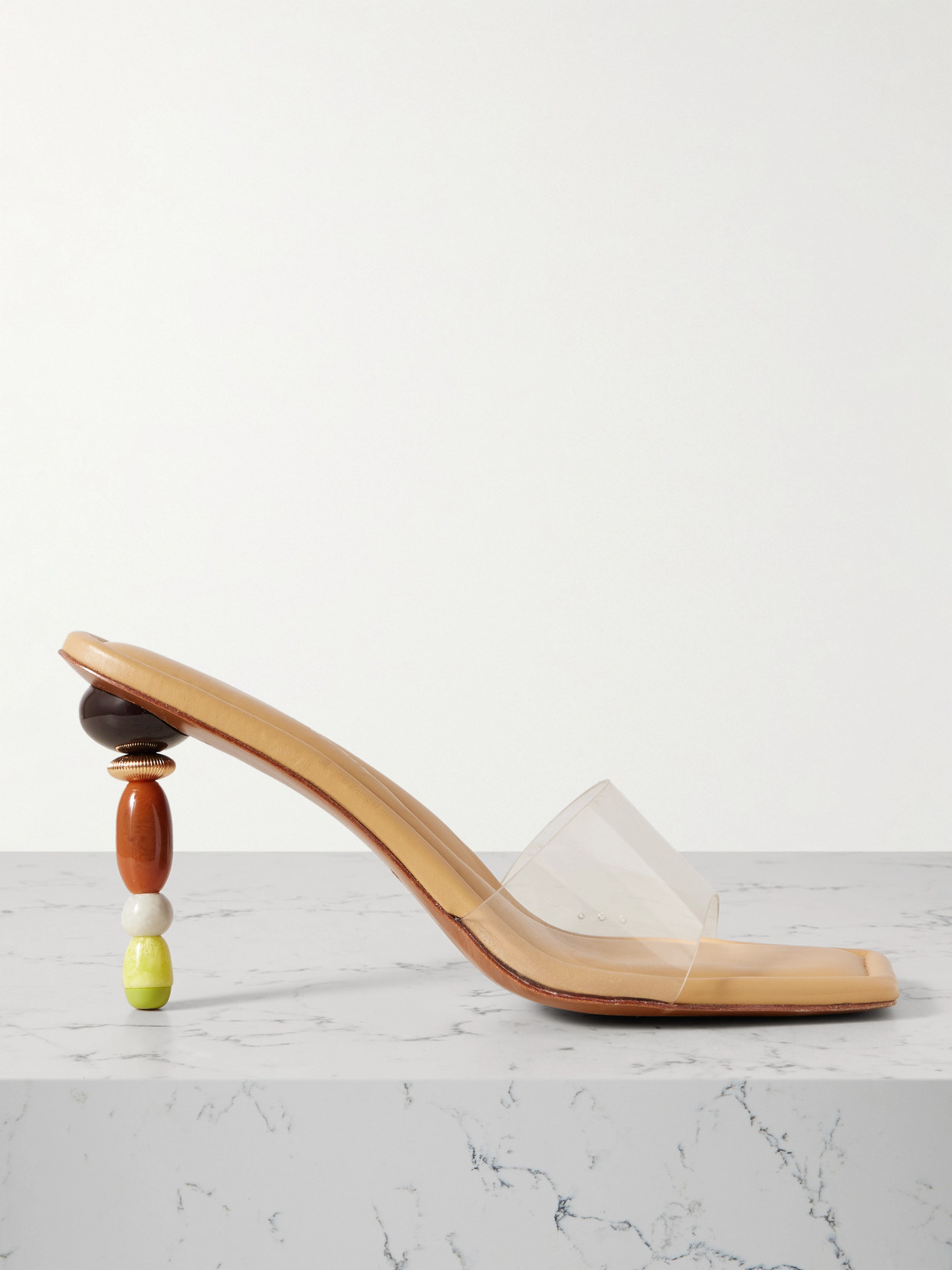 Cult Gaia - Mahina Pvc Sandals - Neutrals