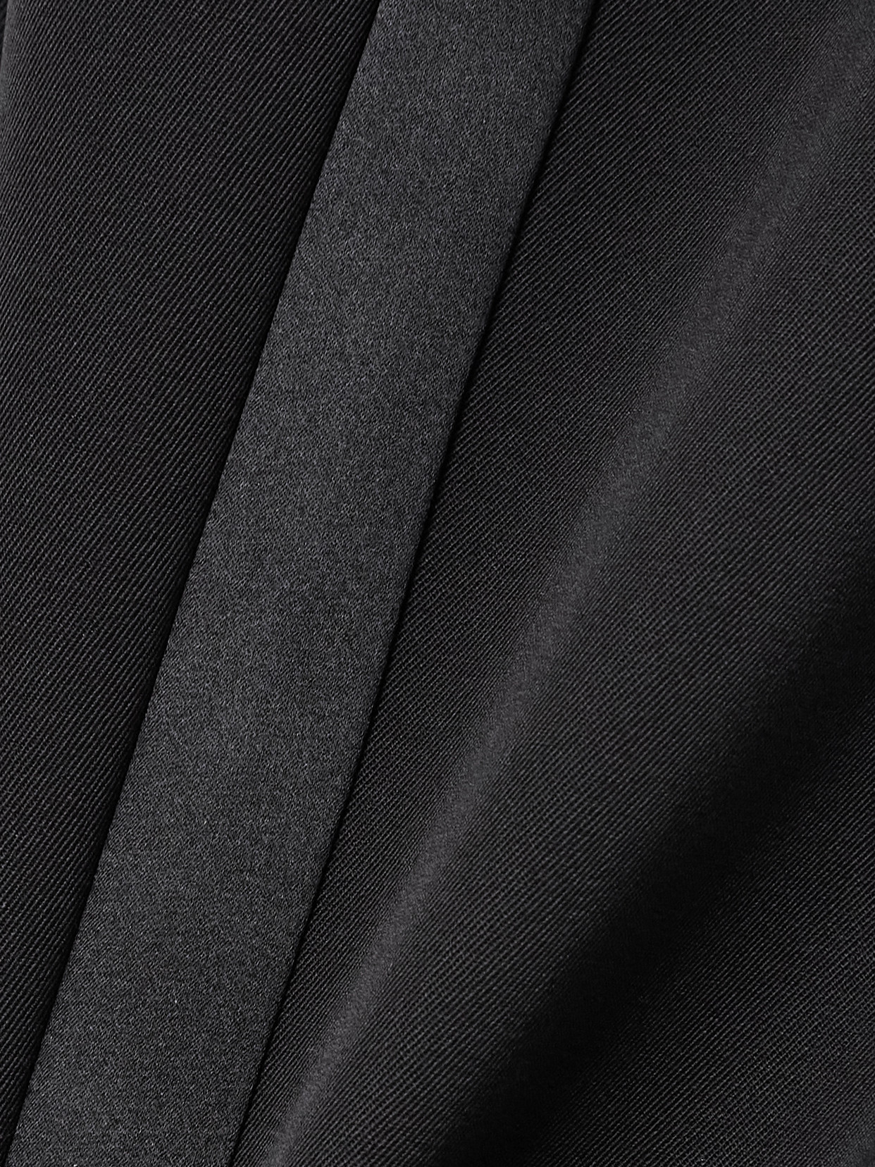 Dolce & Gabbana Pleated Wool-blend Gabardine Straight-leg Pants In Black