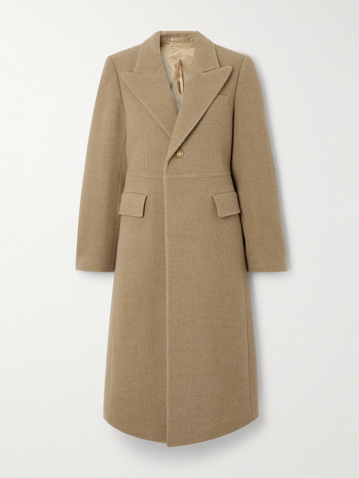Burberry - Wool And Silk-blend Coat - Neutrals