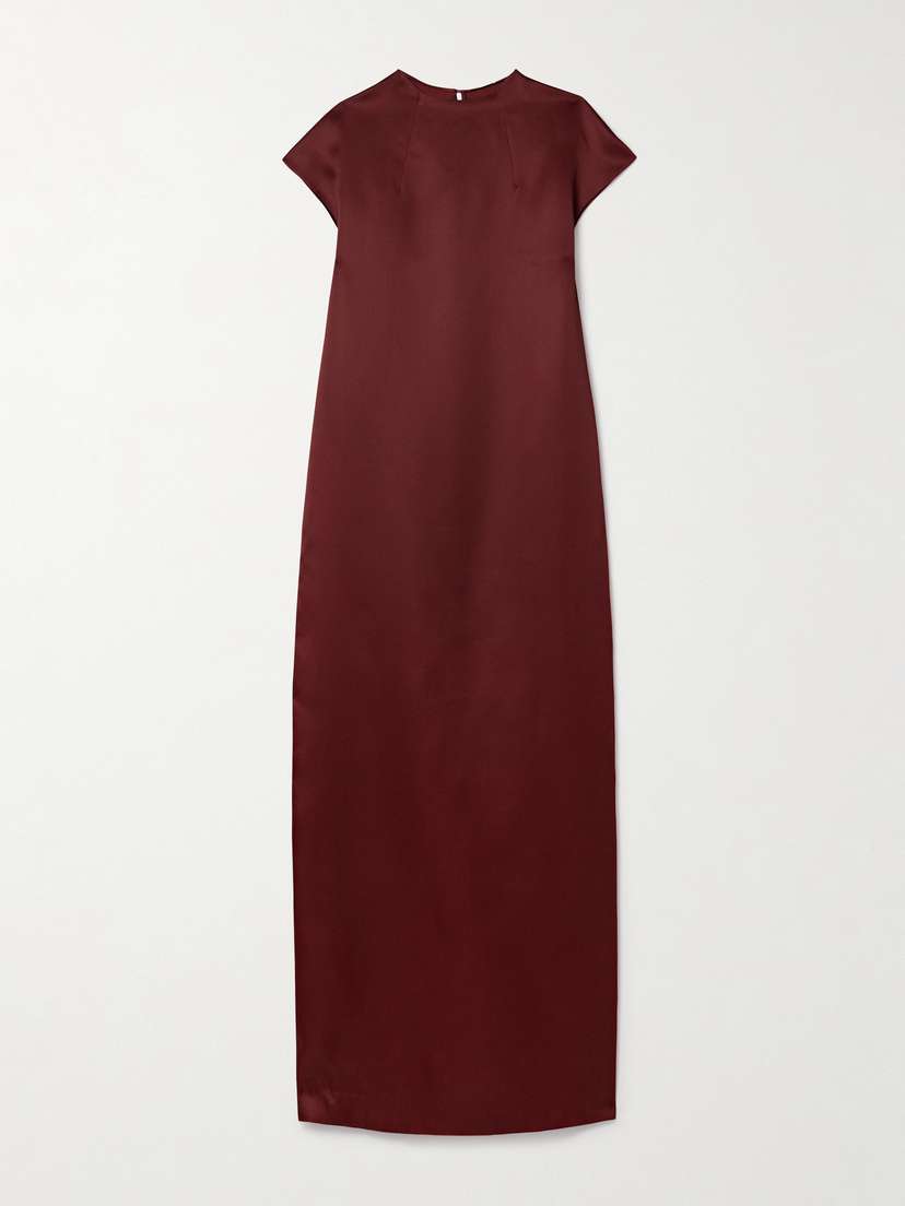 Khaite Lohan Silk-gazar Maxi Dress