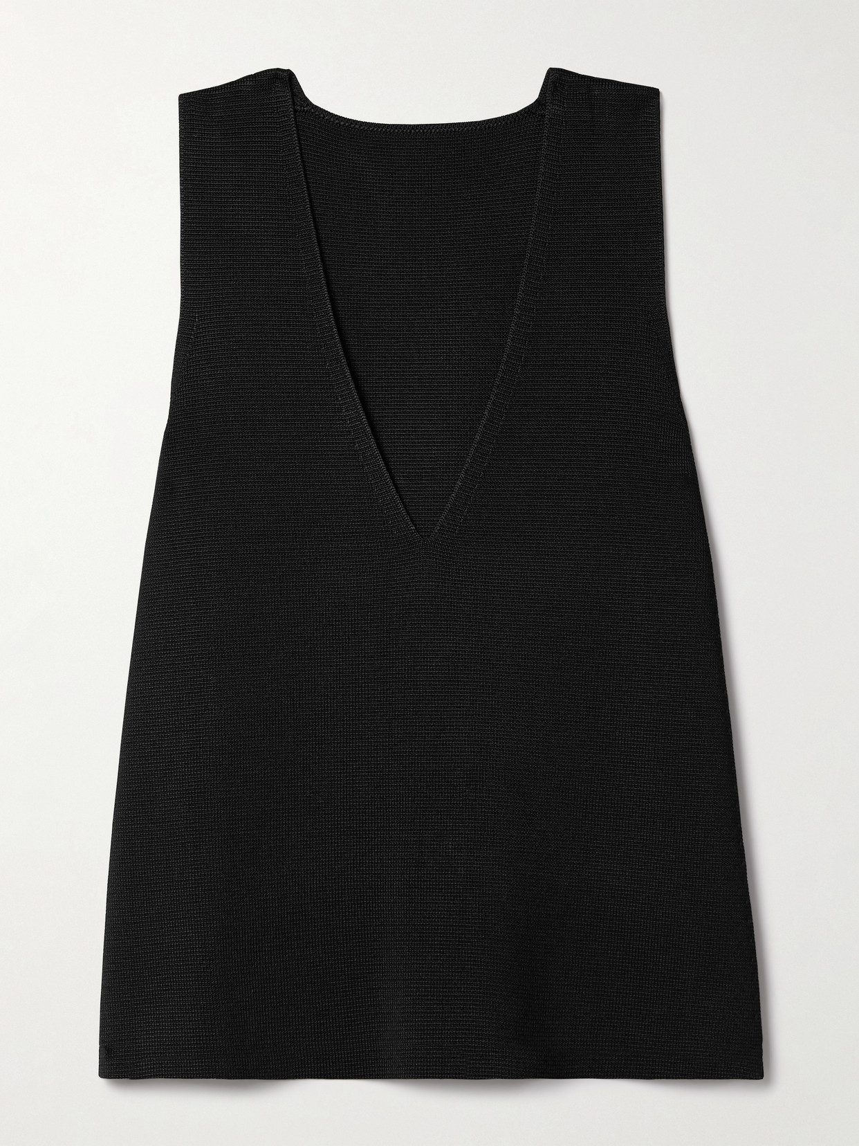 Khaite Heidi Knitted Tank In Black