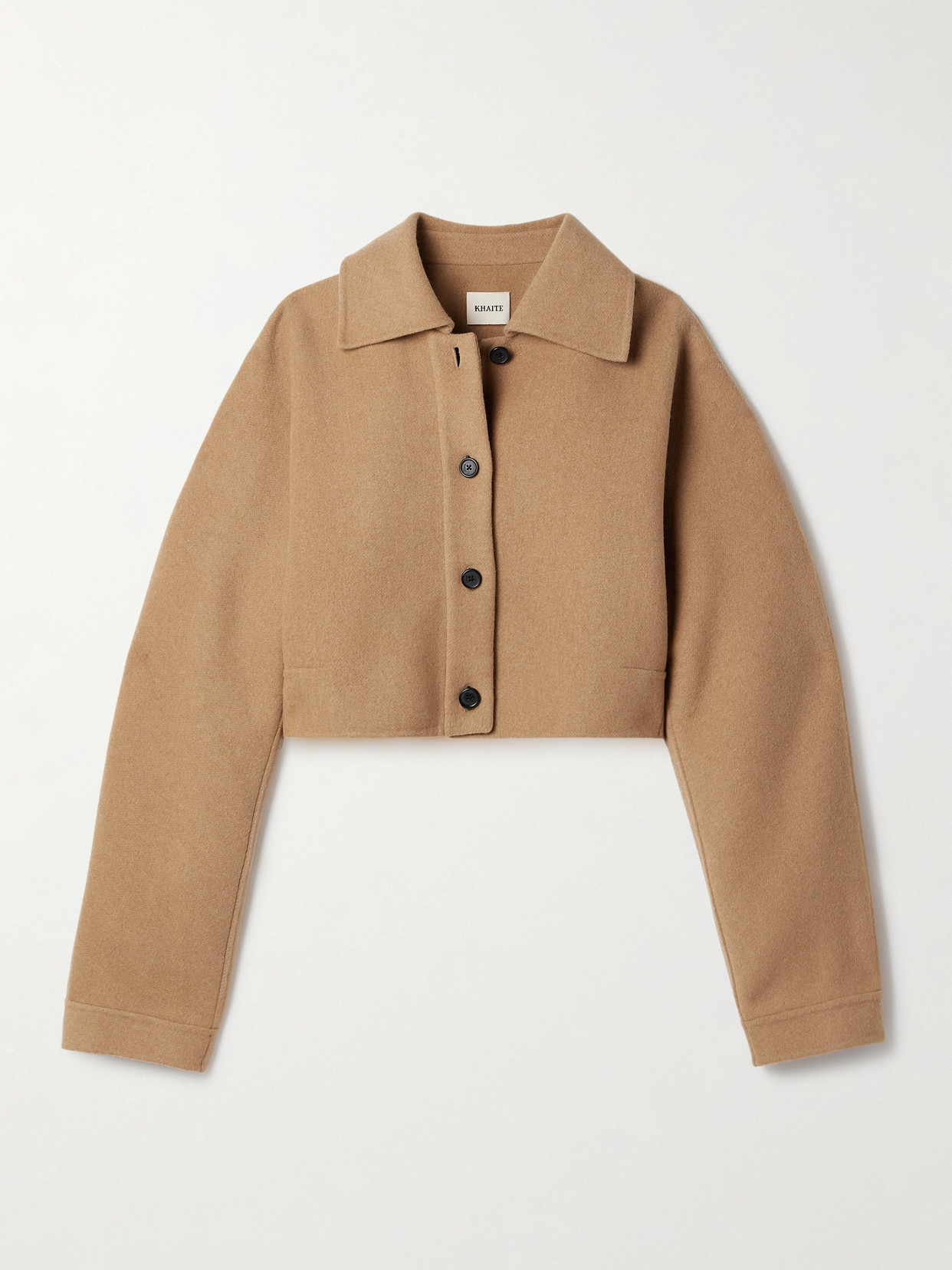 KHAITE SUE CROPPED WOOL JACKET