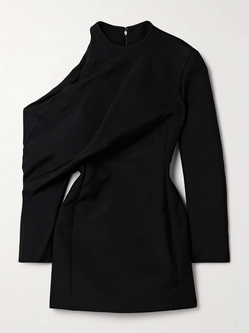 Khaite — Tristan one-shoulder draped cady top