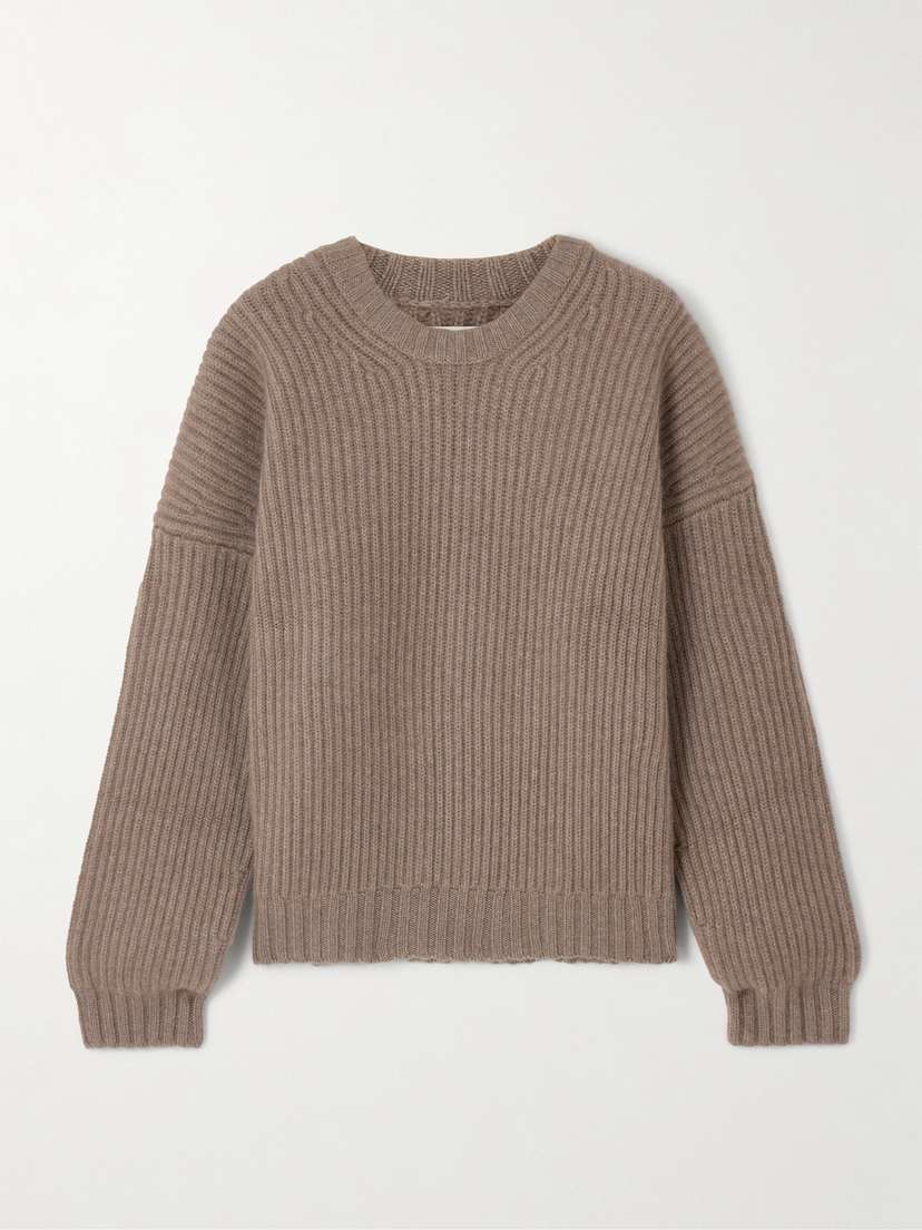 Khaite Manuela Ribbed Cashmere Sweater