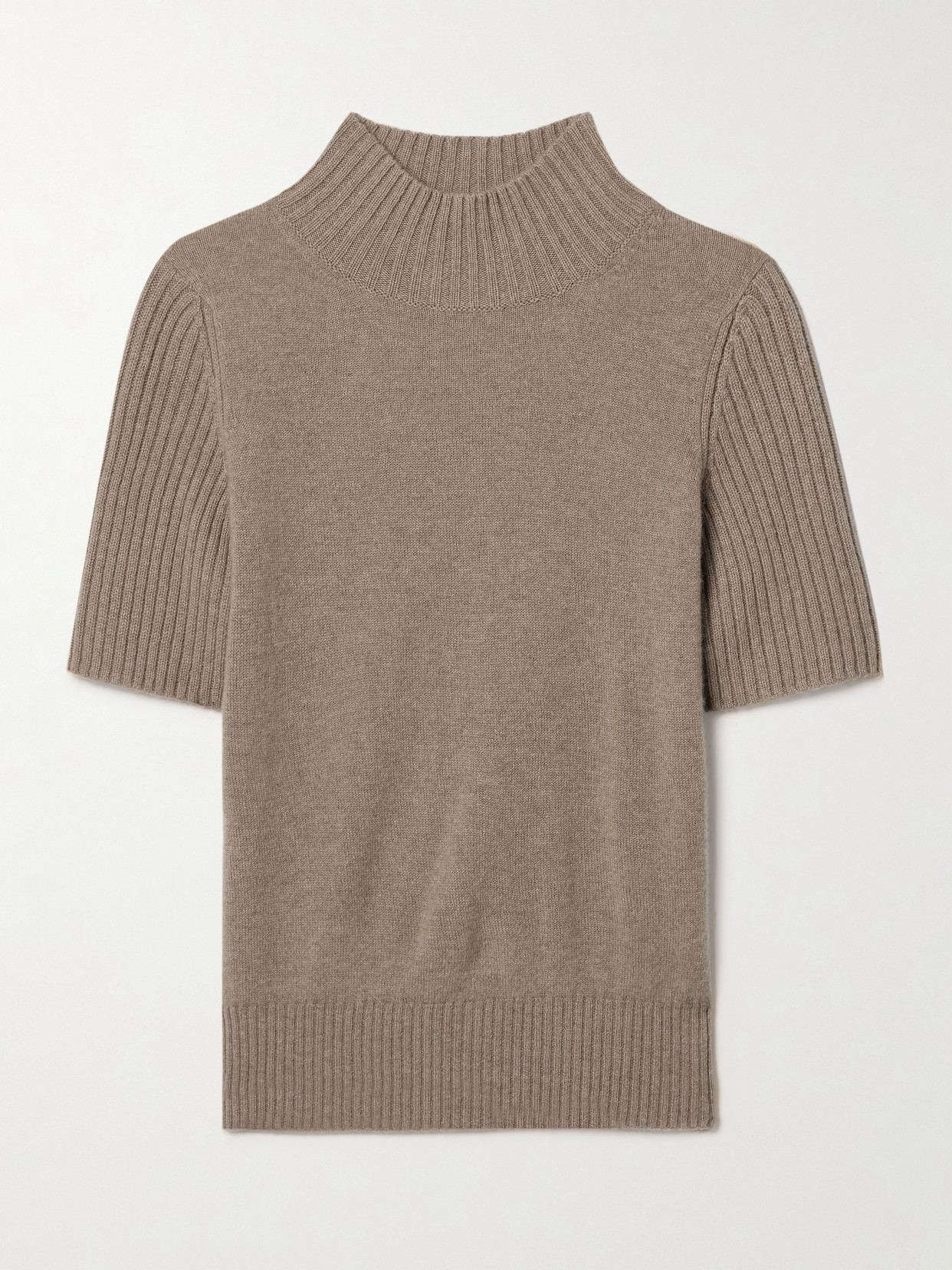 Khaite Talvi Cashmere Turtleneck Sweater In Brown