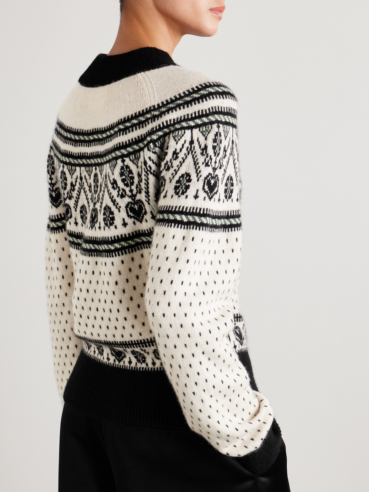 Khaite Guy Cashmere Sweater In Cream