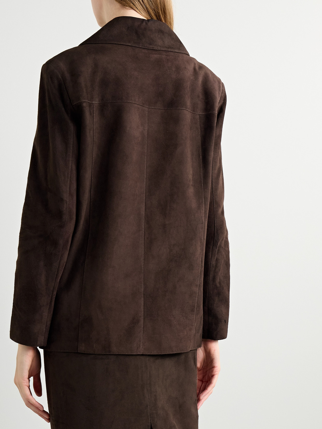 KHAITE IANA SUEDE JACKET