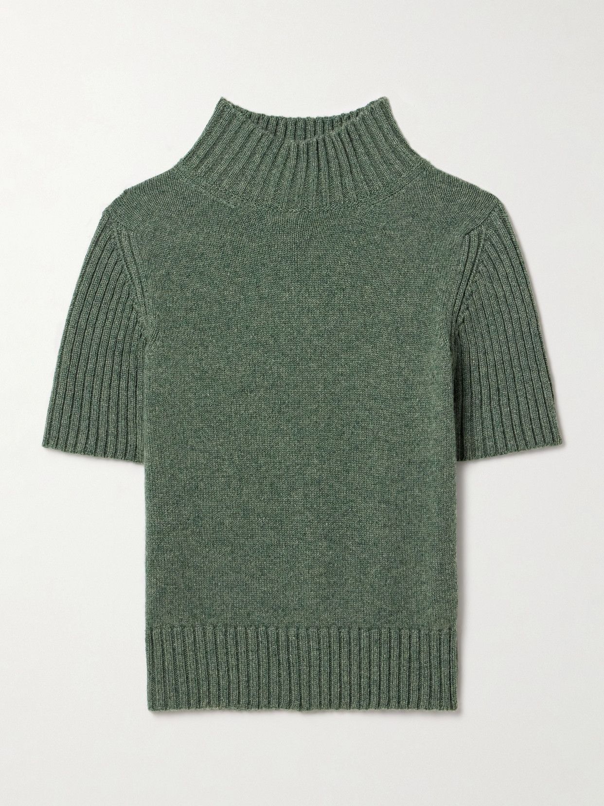 KHAITE - Talvi Cashmere Turtleneck Sweater - Green