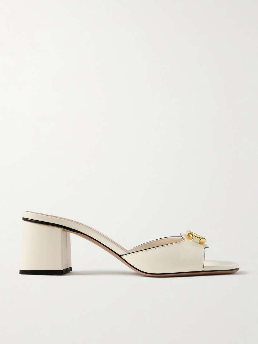 Valentino Garavani Vlogo Bold 60 Leather Mules