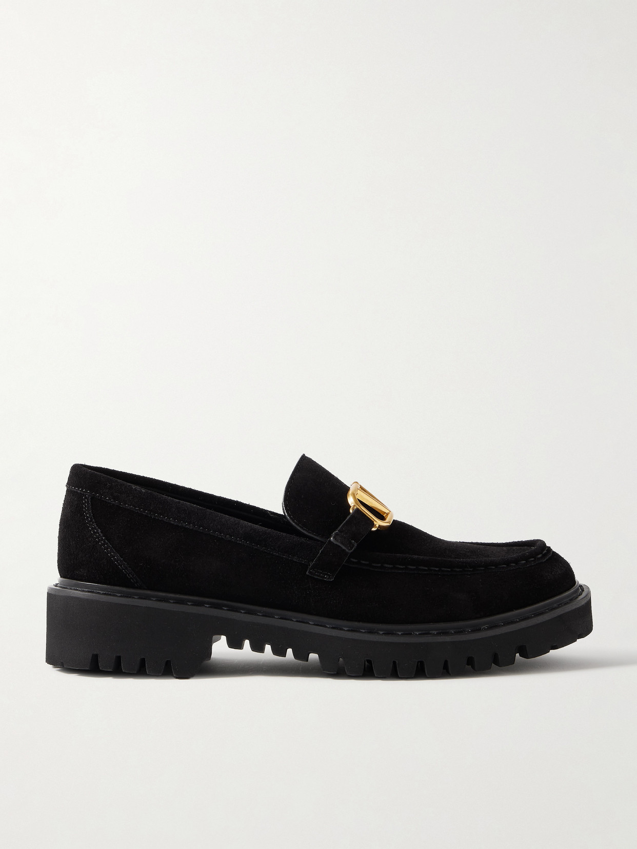 Valentino Garavani Vlogo Signature Loafers In Black