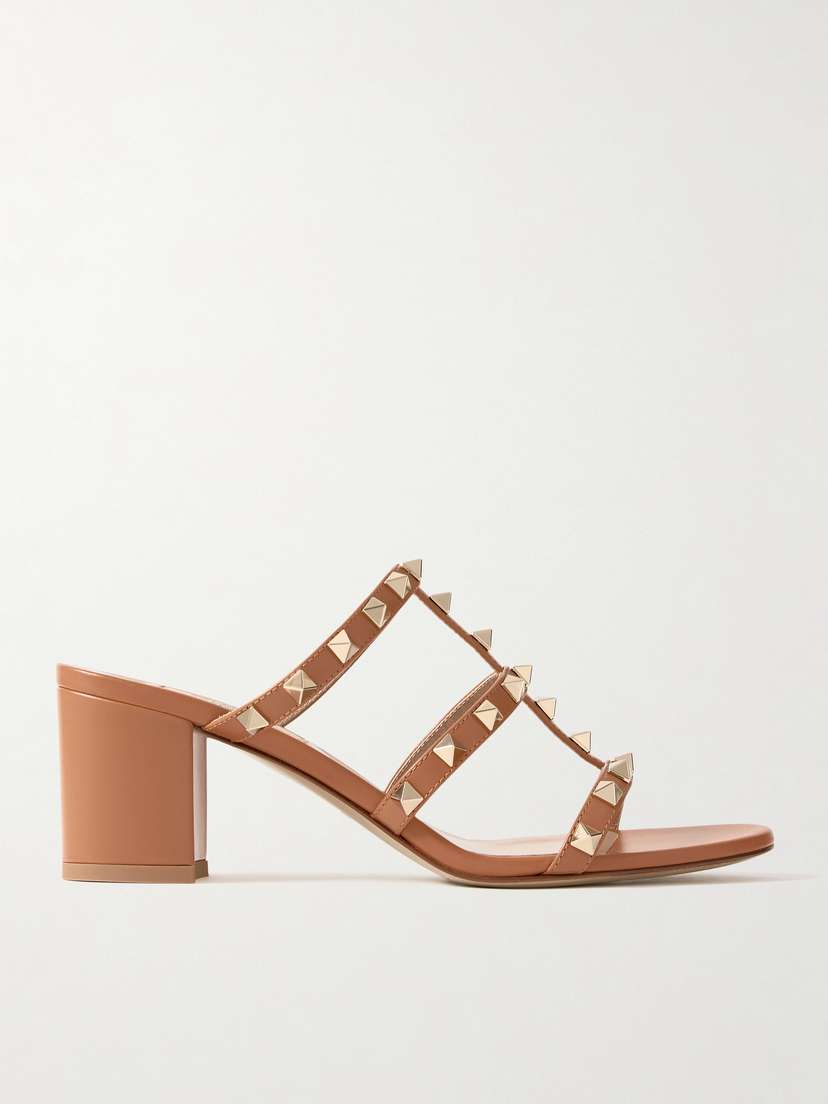 Valentino Garavani Rockstud 60 Leather Mules - IT35.5