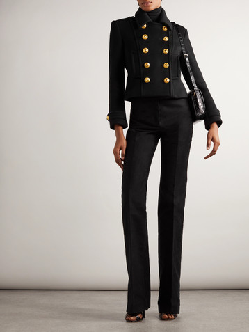 Tom Ford Embellished wool-felt jacket