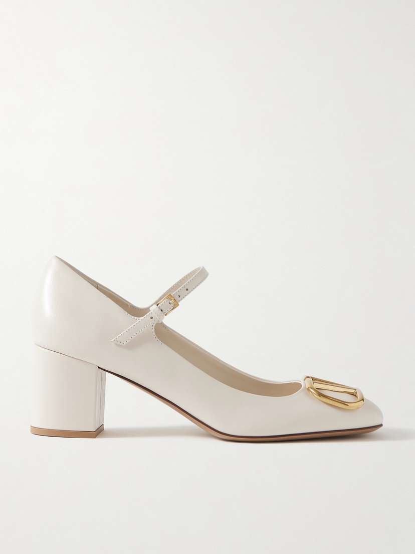 Valentino Garavani Vlogo 60 Leather Mary Jane Pumps