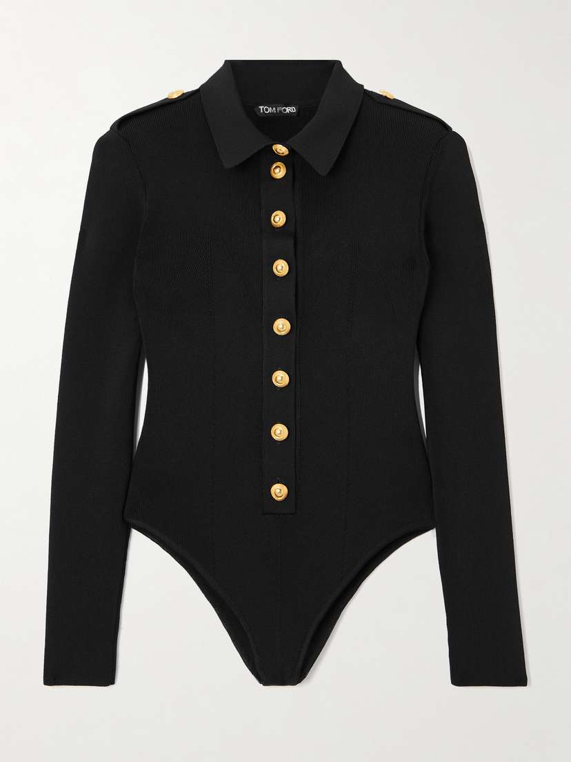 Tom Ford Ribbed-knit Bodysuit
