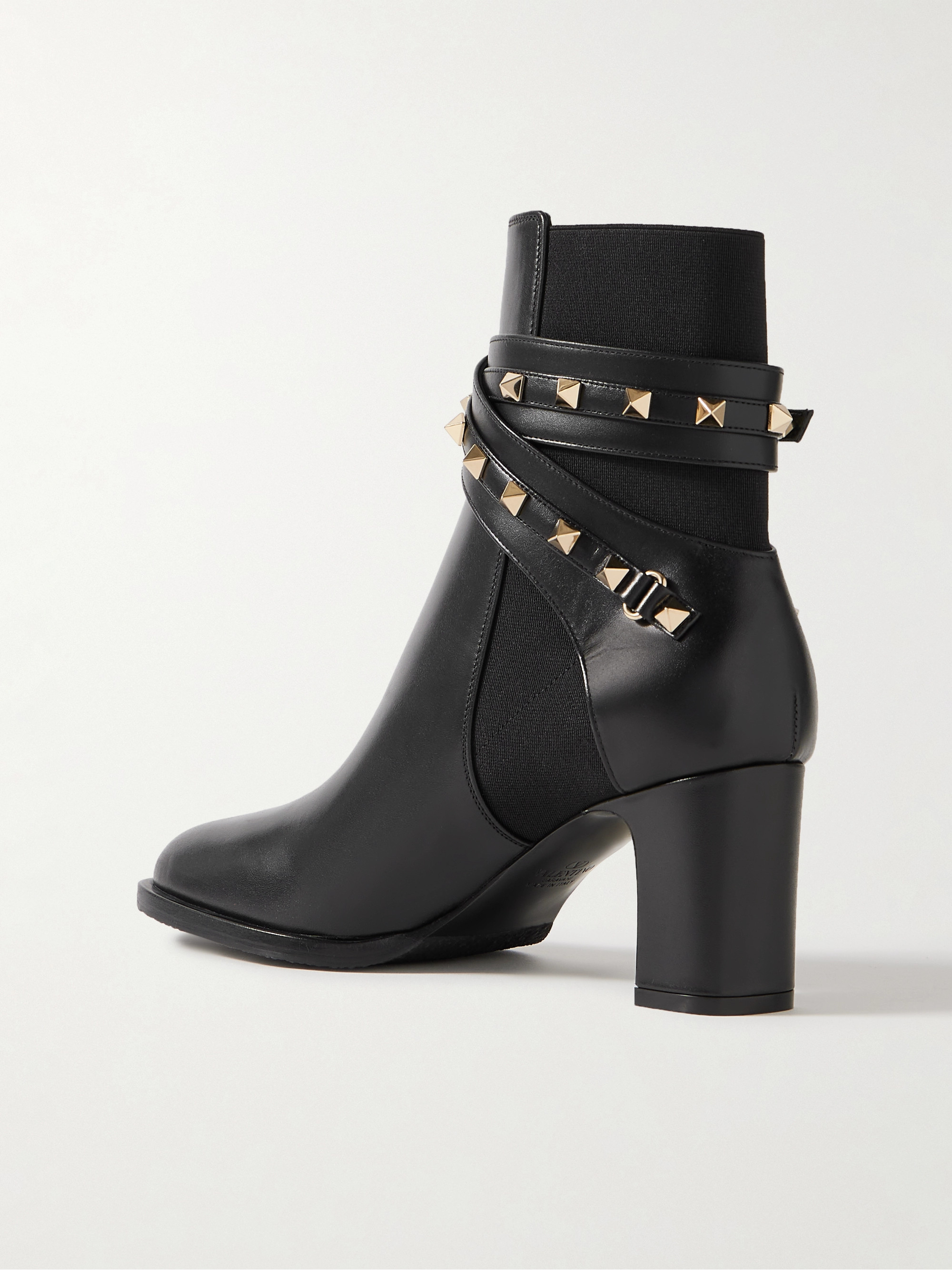 Valentino Garavani - Rockstud Beatle 70 leather ankle boots | Plush