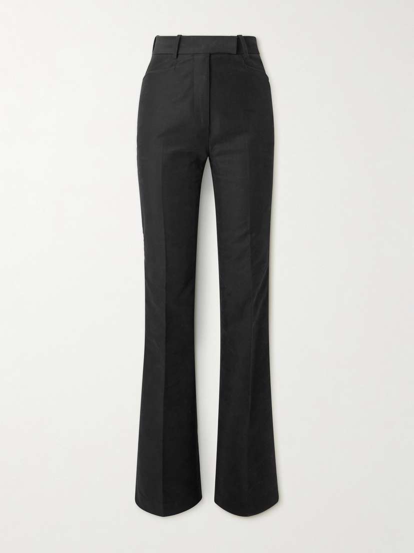 Tom Ford Cotton-moleskin Straight-leg Pants