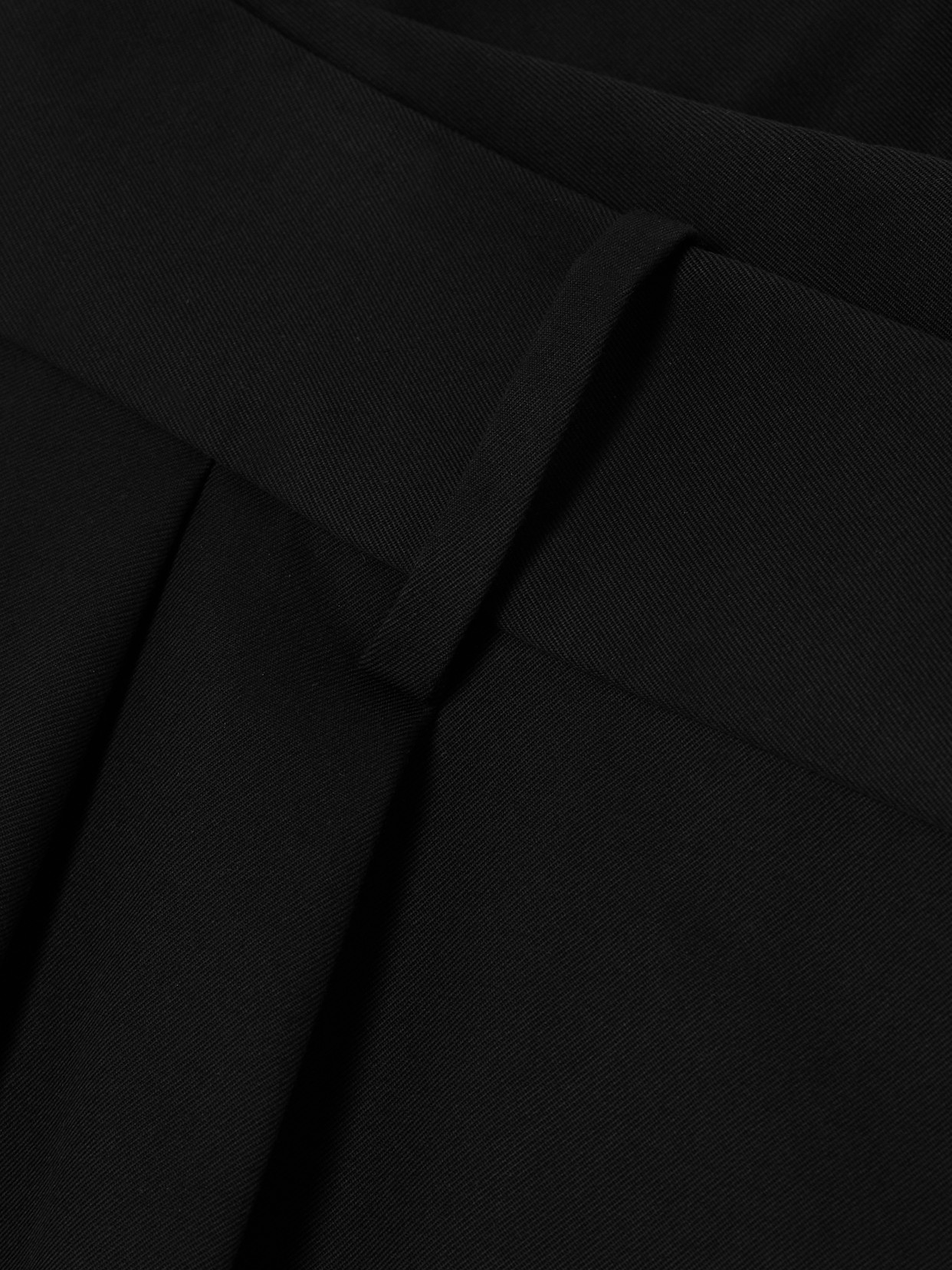 Loewe Wrap Skirt In Cotton And Silk In Black