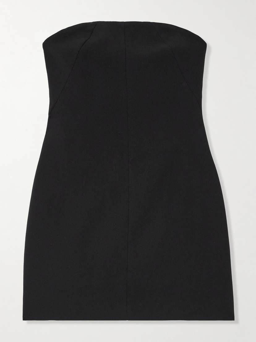 16Arlington Stell Strapless Crepe Mini Dress