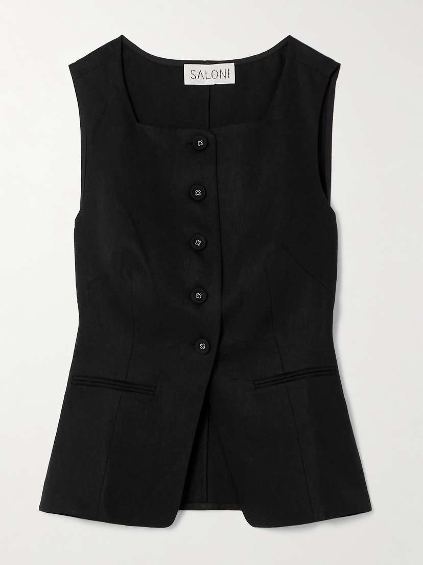 Saloni Zuzu Linen Vest - UK 16