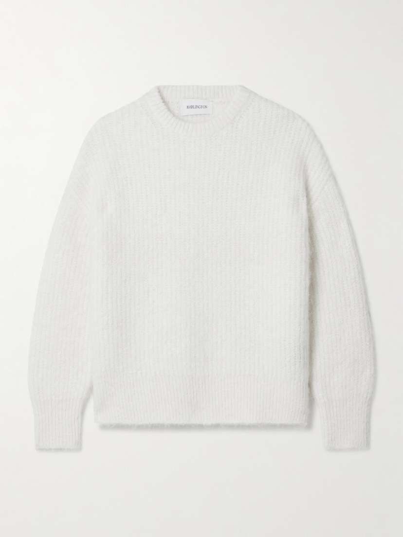 16Arlington Sephia Ribbed Alpaca-blend Sweater