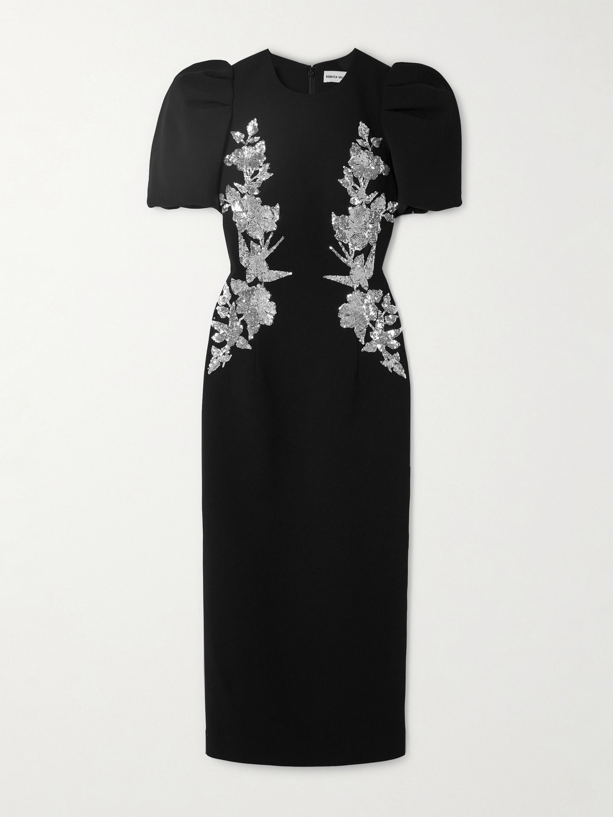 Rebecca Vallance Monroe Midi Dress In Black