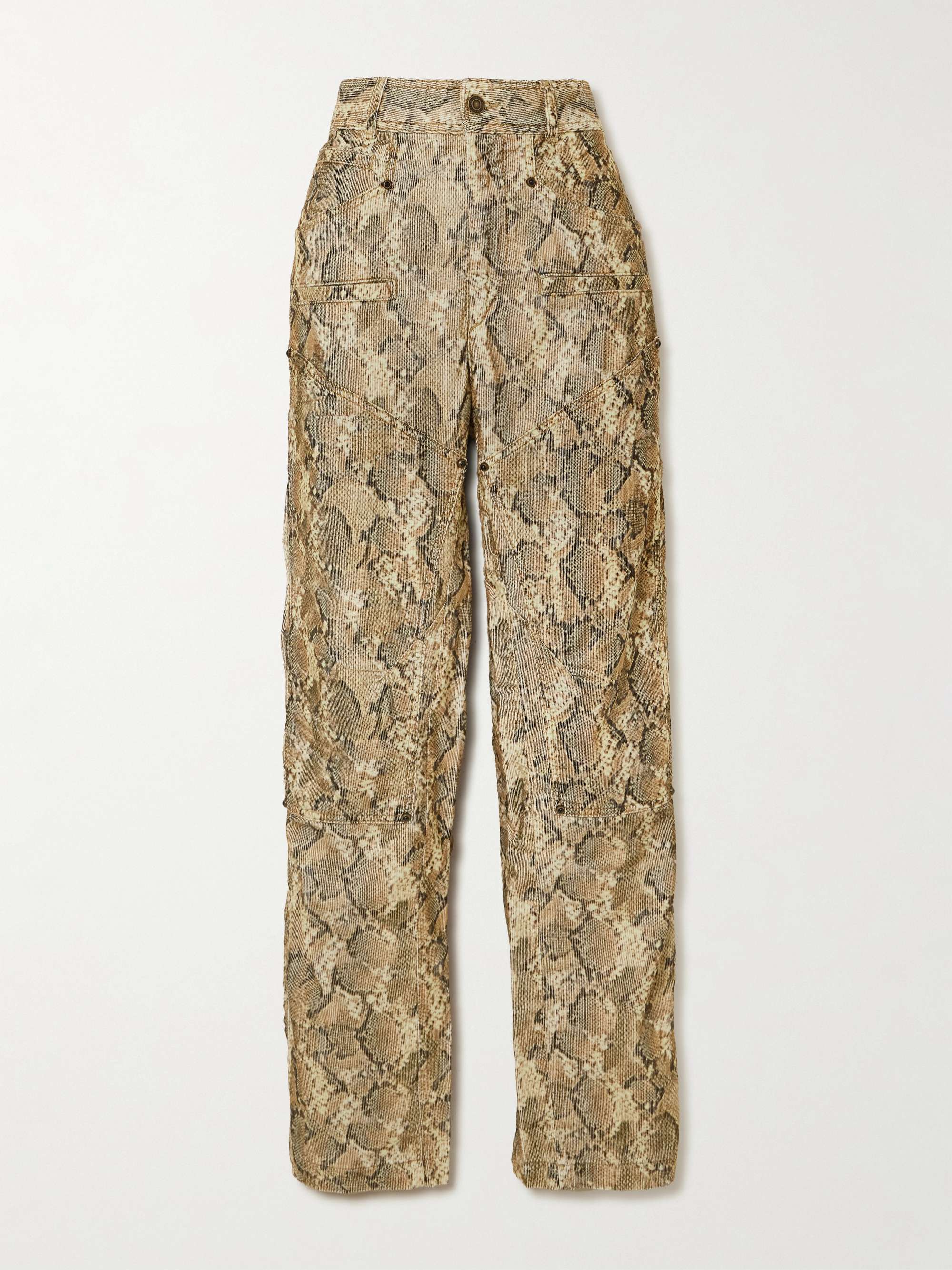 Emmy Wide Leg Cropped Pant in Tan