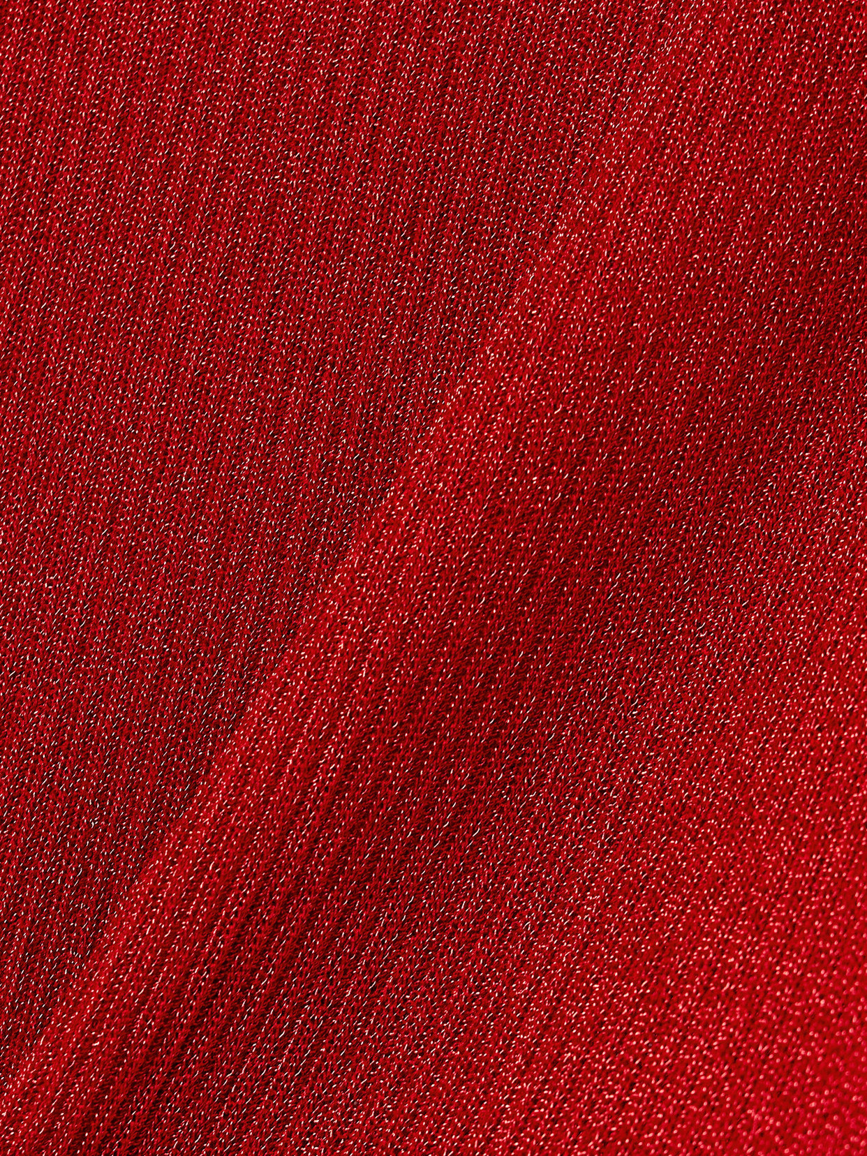 Isabel Marant Jaelis Metallic Ribbed-knit Turtleneck Sweater In Red