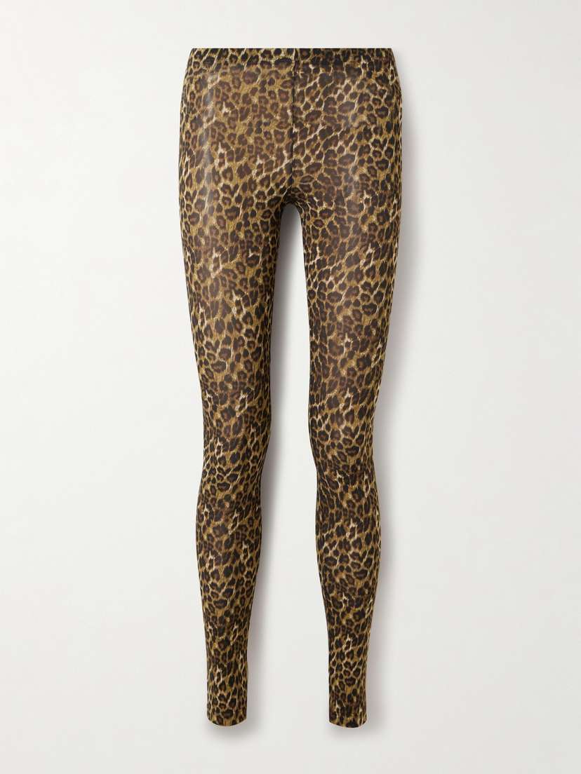 Isabel Marant Joshua Leopard-print Stretch-jersey Leggings