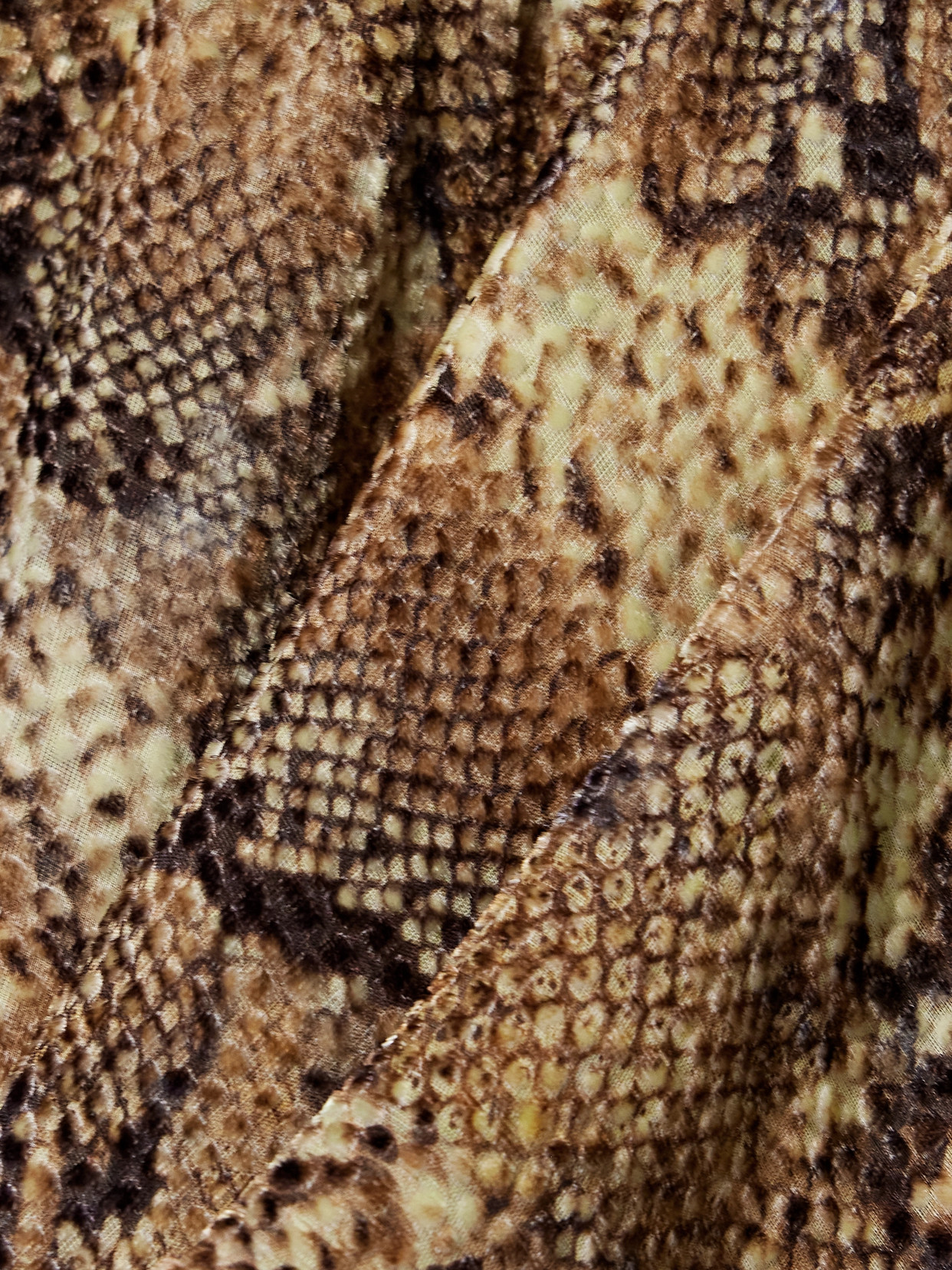 Isabel Marant Clem Asymmetric Snake-print Devoré Silk-blend Mini Skirt In Animal Print