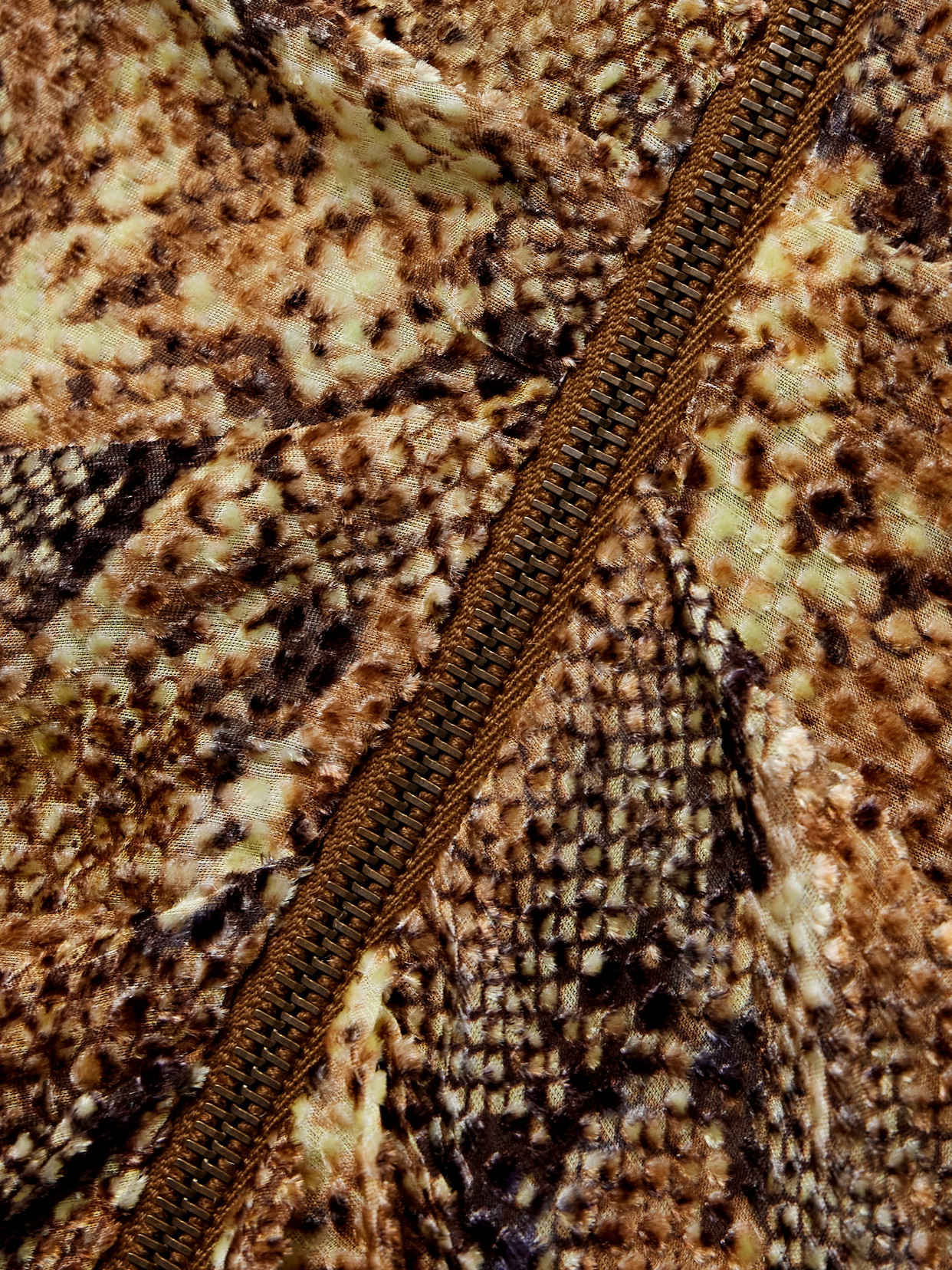 Isabel Marant Connie Pussy-bow Ruched Snake-print Devoré Silk-blend Midi Dress In Animal Print