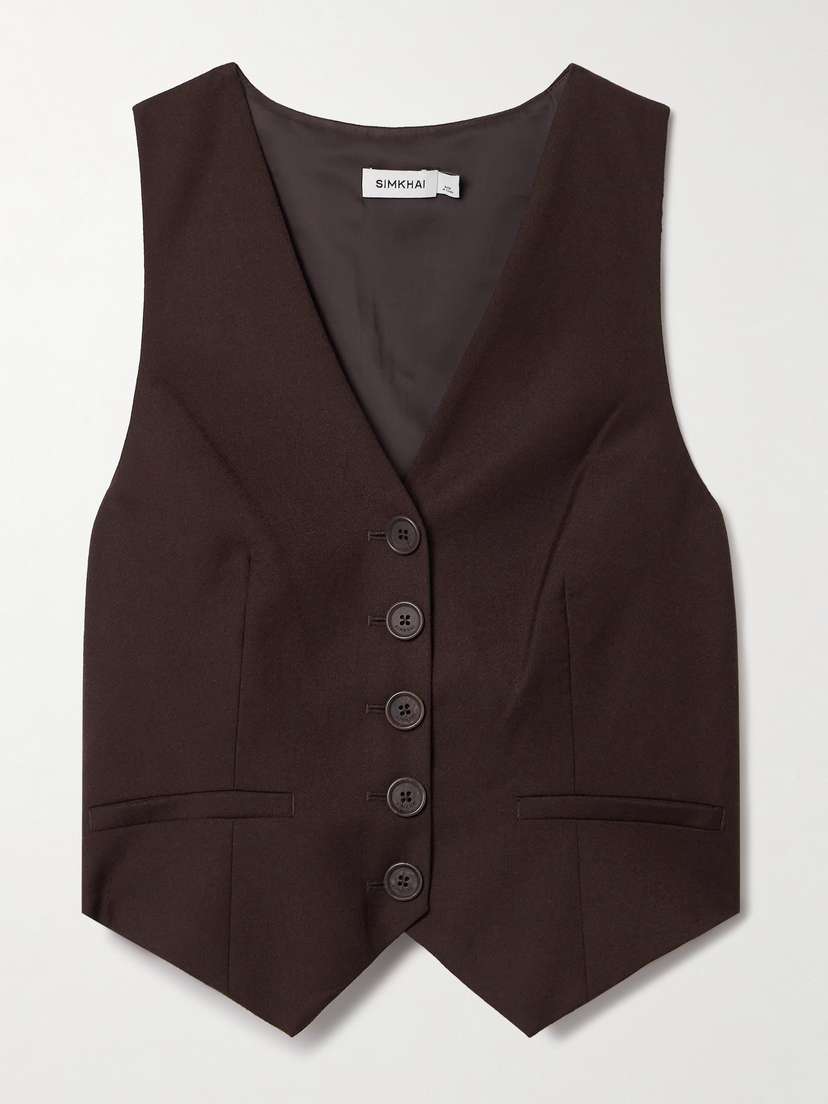 Simkhai Deb Wool Vest